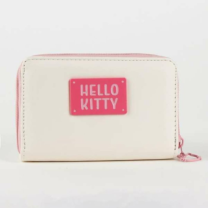 Cerdá Cartera Hello Kitty en Polipiel Rosa 15x9x2,5 cm
