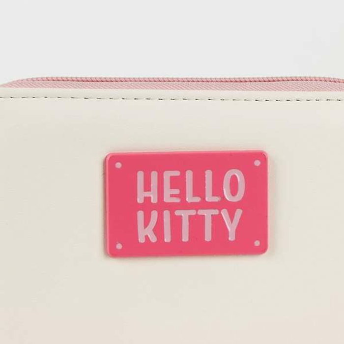 Cerdá Cartera Hello Kitty en Polipiel Rosa 15x9x2,5 cm