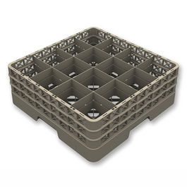 VOLLRATH PUJADAS Cesta Puj Base + 1 Altura 16 Divisiones 5610.16, Almacenaje y Transporte, 120 mm de Alto, Compartimentos de 113 mm
