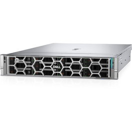 Dell PowerEdge R570 Servidor Rack 2U - Intel Xeon 6507P, 32 GB DDR5, 960 GB SSD, Fuentes Redundantes 1100W, Controlador RAID PERC H965i