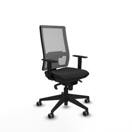 PIQUERAS Y CRESPO Silla de oficina Horna Mecanismo Sincro Negro/Gris