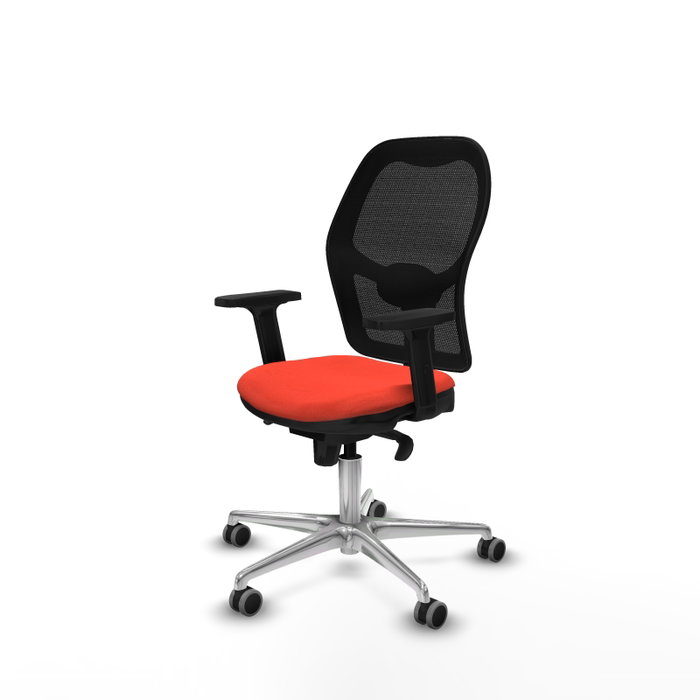 PIQUERAS Y CRESPO Silla de oficina Jorquera naranja oscuro y negro PIQUERAS Y CRESPO Silla de oficina Jorquera naranja oscuro y negro