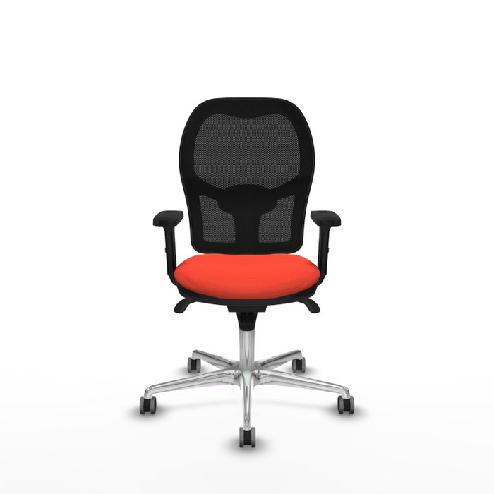 PIQUERAS Y CRESPO Silla de oficina Jorquera naranja oscuro y negro PIQUERAS Y CRESPO Silla de oficina Jorquera naranja oscuro y negro