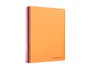 Liderpapel Cuaderno Espiral A6 Micro Wonder Tapa Plástico 120 Hojas 90gr Cuadro 5mm 4 Bandas Color Naranja