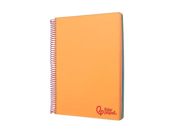 Liderpapel Cuaderno Espiral A6 Micro Wonder Tapa Plástico 120 Hojas 90gr Cuadro 5mm 4 Bandas Color Naranja Liderpapel Cuaderno Espiral A6 Micro Wonder Tapa Plástico 120 Hojas 90gr Cuadro 5mm 4 Bandas Color Naranja