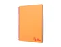 Liderpapel Cuaderno Espiral A6 Micro Wonder Tapa Plástico 120 Hojas 90gr Cuadro 5mm 4 Bandas Color Naranja