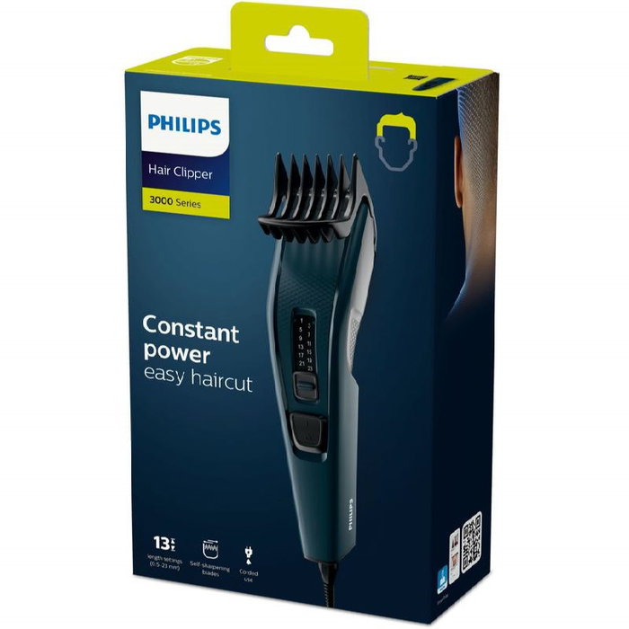 Philips Cortapelos HC3505/15 con Cable y 2 Accesorios