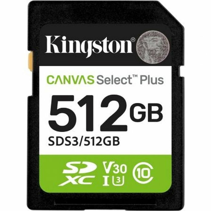 Kingston Canvas Select Plus Gen3 SDXC 512 GB 150 MB/s Kingston Canvas Select Plus Gen3 SDXC 512 GB 150 MB/s
