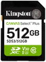 Kingston Canvas Select Plus Gen3 SDXC 512 GB 150 MB/s