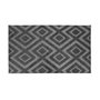 DKD Home Decor Alfombra de Poliéster Gris Oscuro 175x100x1 cm