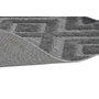 DKD Home Decor Alfombra de Poliéster Gris Oscuro 175x100x1 cm