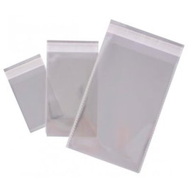 APLI Bolsas de polipropileno con cierre adhesivo 80x120 mm, pack de 100