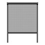 Schellenberg Mosquitera Enrollable Antracita 100 x 160 cm, Equipo Completo para Ventanas, Tejido Fibra de Vidrio, Fácil Montaje