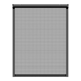 Schellenberg Mosquitera Enrollable Antracita 100 x 160 cm, Equipo Completo para Ventanas, Tejido Fibra de Vidrio, Fácil Montaje