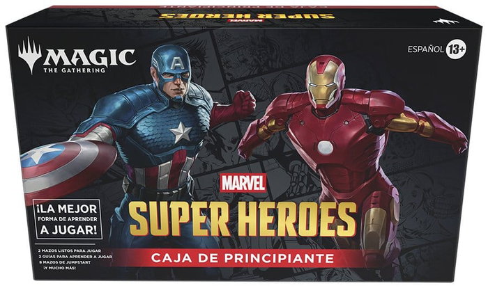 Wizards of the Coast Magic the Gathering Marvel Super Heroes Cajas de Principiantes (3) Castellano