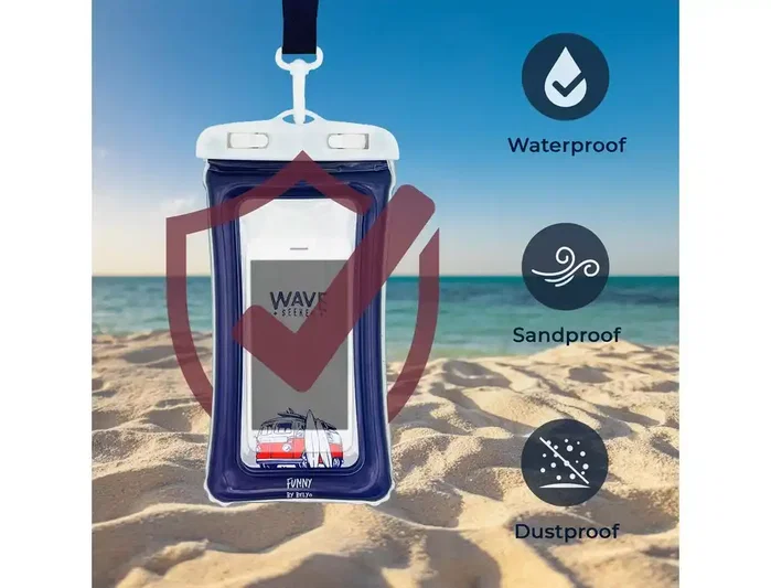 Wondee Funda impermeable para móvil Funny hasta 6,7 pulgadas