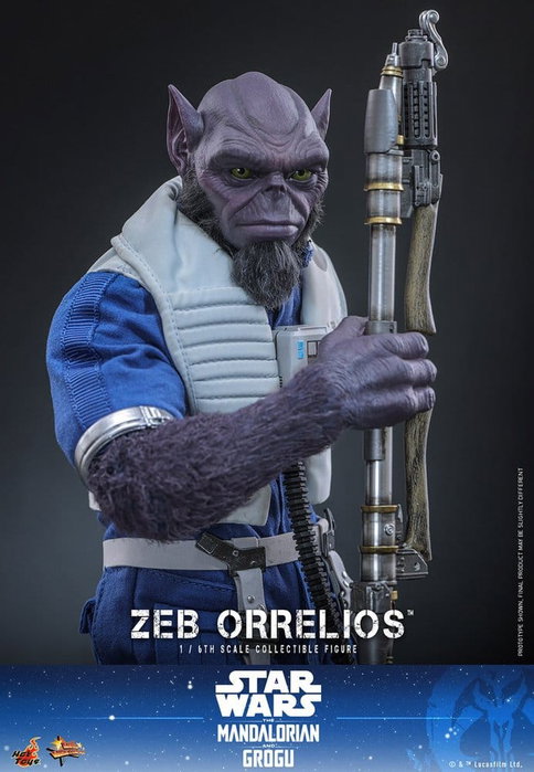 Hot Toys Star Wars Movie Masterpiece Figura 1/6 Zeb Orrelios 33 cm