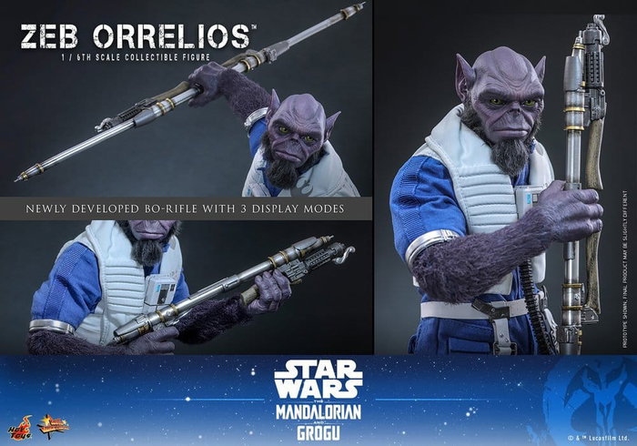 Hot Toys Star Wars Movie Masterpiece Figura 1/6 Zeb Orrelios 33 cm