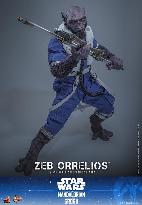 Hot Toys Star Wars Movie Masterpiece Figura 1/6 Zeb Orrelios 33 cm