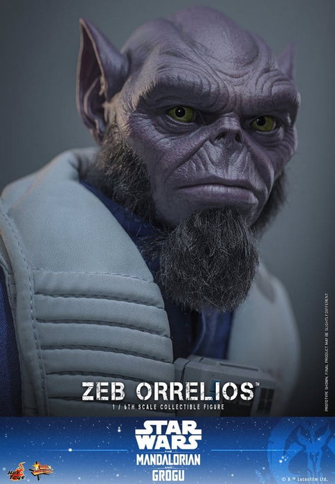Hot Toys Star Wars Movie Masterpiece Figura 1/6 Zeb Orrelios 33 cm
