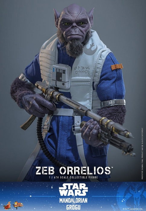 Hot Toys Star Wars Movie Masterpiece Figura 1/6 Zeb Orrelios 33 cm