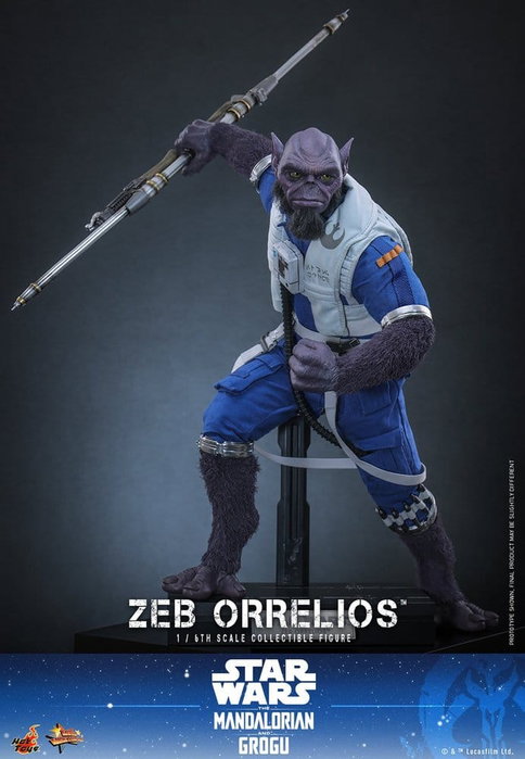 Hot Toys Star Wars Movie Masterpiece Figura 1/6 Zeb Orrelios 33 cm