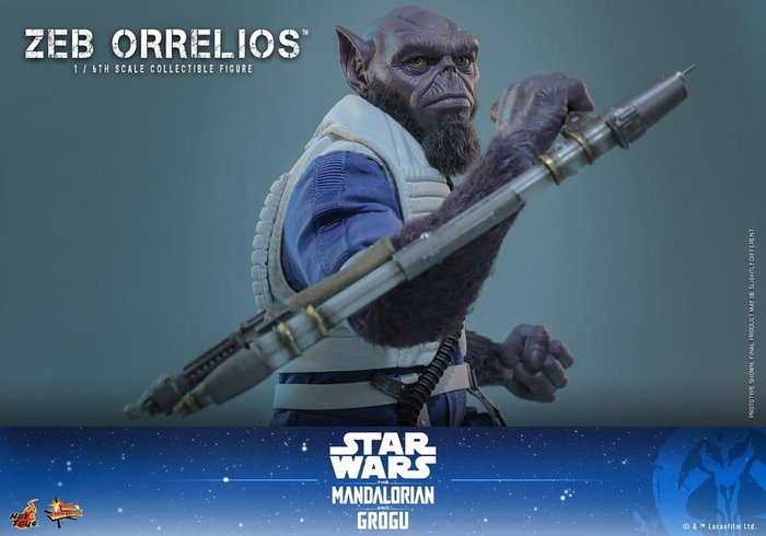 Hot Toys Star Wars Movie Masterpiece Figura 1/6 Zeb Orrelios 33 cm