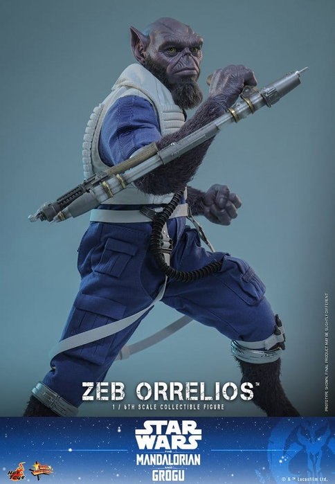 Hot Toys Star Wars Movie Masterpiece Figura 1/6 Zeb Orrelios 33 cm
