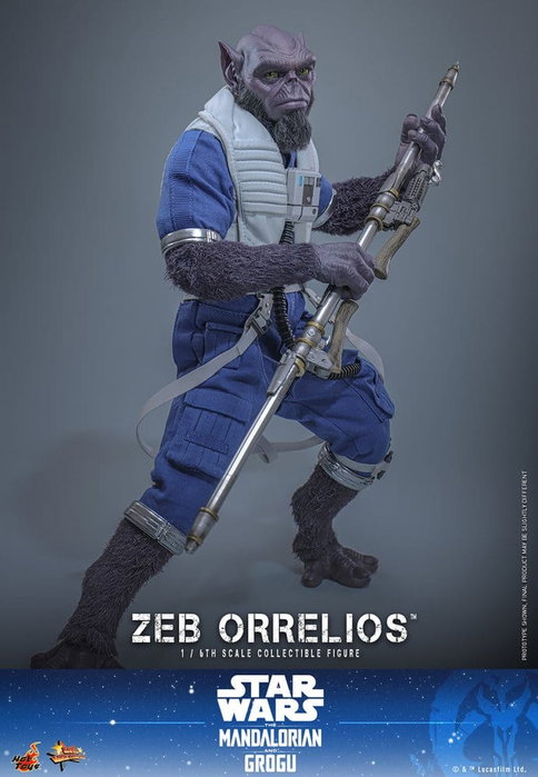 Hot Toys Star Wars Movie Masterpiece Figura 1/6 Zeb Orrelios 33 cm
