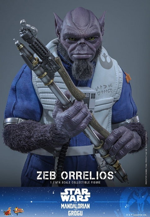 Hot Toys Star Wars Movie Masterpiece Figura 1/6 Zeb Orrelios 33 cm