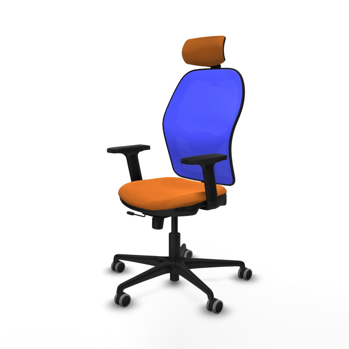 PIQUERAS Y CRESPO Silla de oficina Jorquera Naranja y Azul PIQUERAS Y CRESPO Silla de oficina Jorquera Naranja y Azul