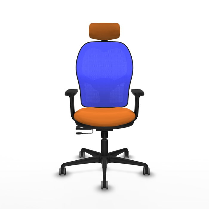 PIQUERAS Y CRESPO Silla de oficina Jorquera Naranja y Azul PIQUERAS Y CRESPO Silla de oficina Jorquera Naranja y Azul