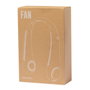 Basics Ventilador de Cuello Recargable USB Blanco