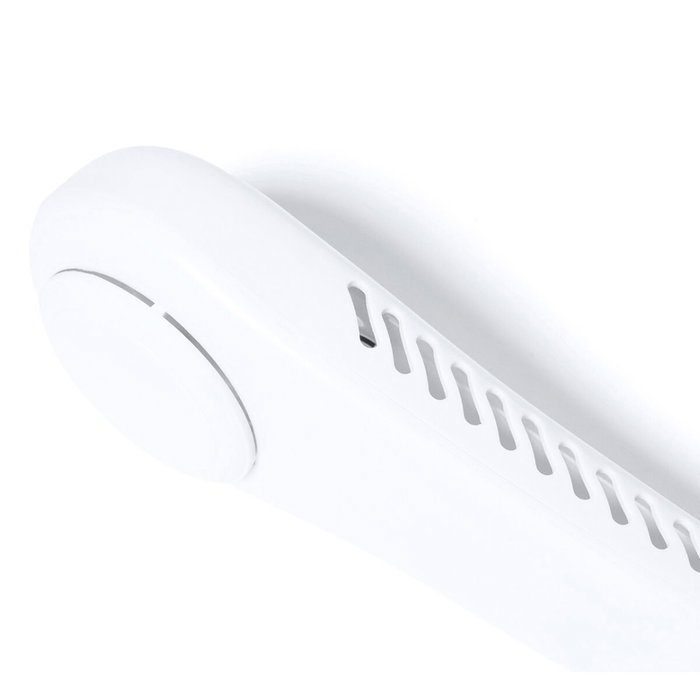 Basics Ventilador de Cuello Recargable USB Blanco