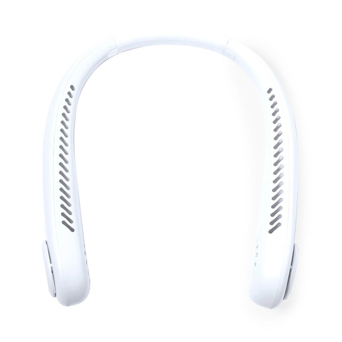 Basics Ventilador de Cuello Recargable USB Blanco