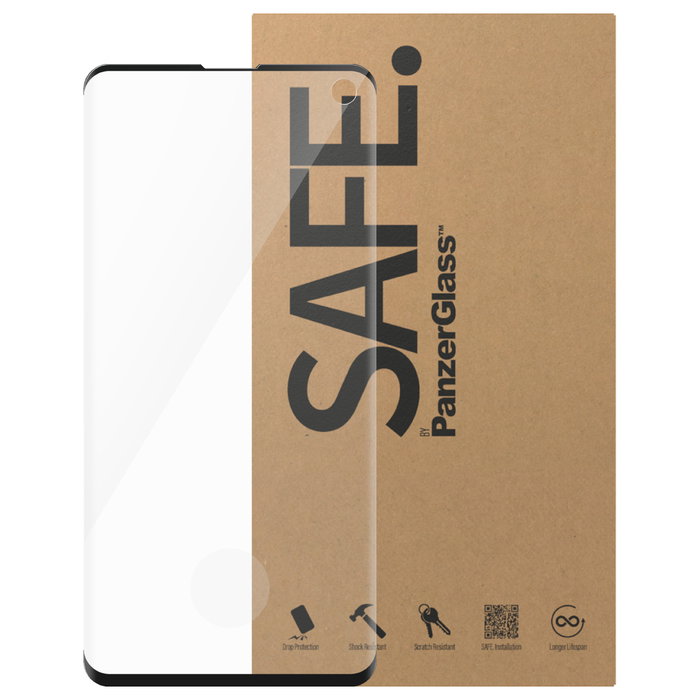 PanzerGlass Protector de Pantalla SAFE. UWF Bulk para Samsung Galaxy S10/S10e - 50 Unidades - Vidrio Templado, Aplicación en Seco, Resistente a Rayones y Golpes PanzerGlass Protector de Pantalla SAFE. UWF Bulk para Samsung Galaxy S10/S10e - 50 Unidades - Vidrio Templado, Aplicación en Seco, Resistente a Rayones y Golpes