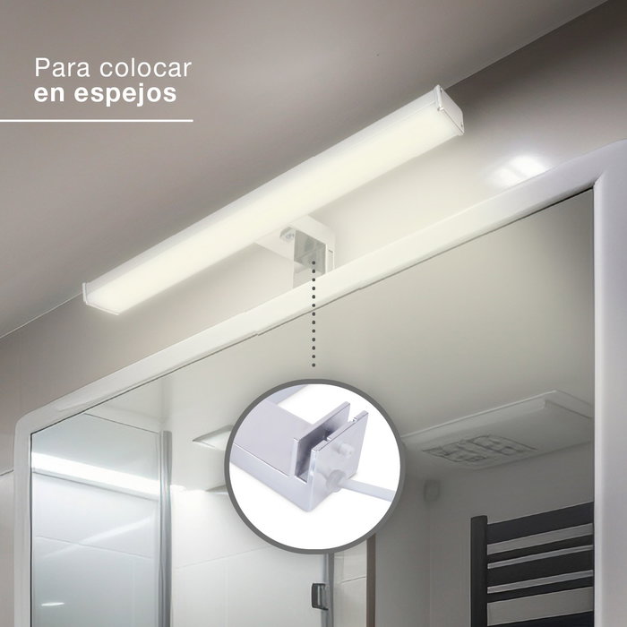 GSC Evolution Aplique baño LED Laksa 8W 6500K IP44 Níquel