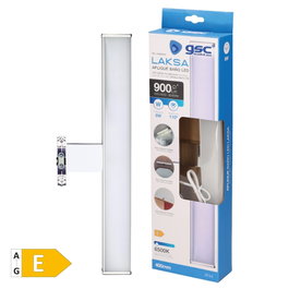 GSC Evolution Aplique baño LED Laksa 8W 6500K IP44 Níquel