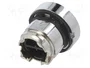 SCHNEIDER ELECTRIC Interruptor de presión Harmony XB4 negro 22mm