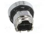 SCHNEIDER ELECTRIC Interruptor de presión Harmony XB4 negro 22mm