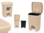 STEFANPLAST Papelera Elegance Pequeña 6L Crema
