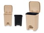STEFANPLAST Papelera Elegance Pequeña 6L Crema