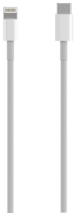Aisens Cable USB 2.0 USB-C a Lightning PD 2A, 0.5m, Blanco