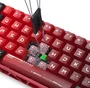 Redragon Venom K753-RGB-M Teclado Gaming Mecánico 61 Teclas RGB USB-C Cableado Layout Español Negro Rojo