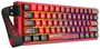 Redragon Venom K753-RGB-M Teclado Gaming Mecánico 61 Teclas RGB USB-C Cableado Layout Español Negro Rojo