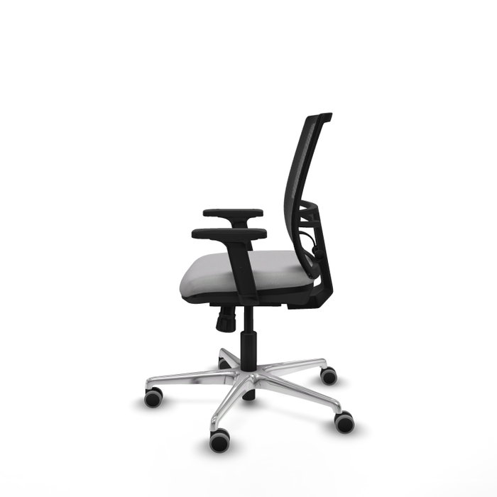 PIQUERAS Y CRESPO Silla de oficina Yunquera Gris claro con mecanismo Sincro PIQUERAS Y CRESPO Silla de oficina Yunquera Gris claro con mecanismo Sincro