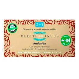 Mediterraneus Champu-Acondicionador Solido Anticaida 55 Gr