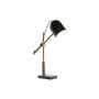 DKD Home Decor Lámpara Sobremesa Loft Dorado Negro