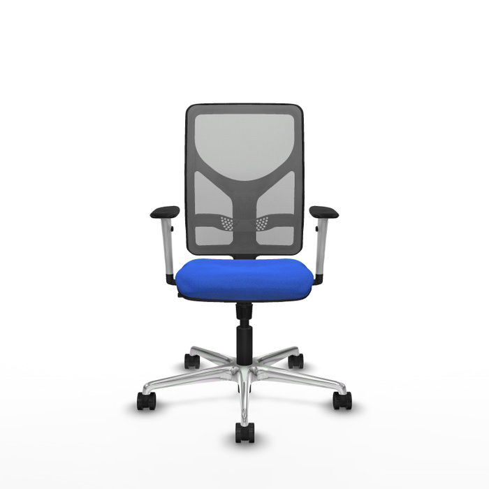PIQUERAS Y CRESPO Silla de oficina Motilla con mecanismo Sincro Azul y Gris PIQUERAS Y CRESPO Silla de oficina Motilla con mecanismo Sincro Azul y Gris