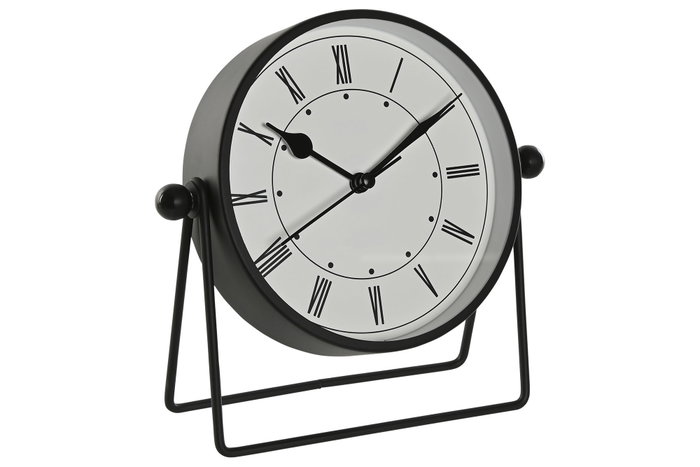 DKD Home Decor Reloj de Sobremesa de Aluminio Silencioso DKD Home Decor Reloj de Sobremesa de Aluminio Silencioso